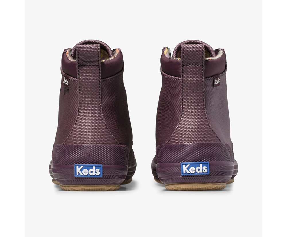 Keds Stiefel Damen Lila - Scout Ii Water-Resistant Segeltuch - KDC-284175